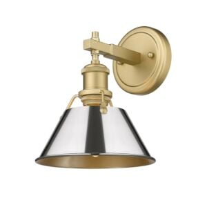 Orwell BCB 1-Light Bathroom Vanity Light in Brushed Champagne Bronze