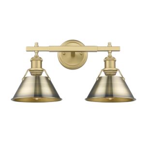 Orwell BCB 2-Light Bathroom Vanity Light in Brushed Champagne Bronze