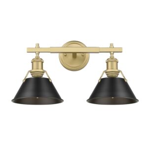 Orwell BCB 2-Light Bathroom Vanity Light in Brushed Champagne Bronze