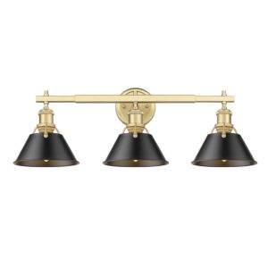 Orwell BCB 3-Light Bathroom Vanity Light in Brushed Champagne Bronze