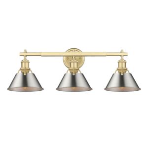 Orwell BCB 3-Light Bathroom Vanity Light in Brushed Champagne Bronze