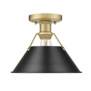 Orwell BCB 1-Light Flush Mount in Brushed Champagne Bronze