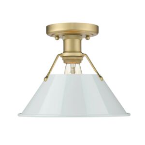 Orwell BCB 1-Light Flush Mount in Brushed Champagne Bronze