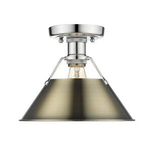 Orwell CH 1-Light Flush Mount in Chrome