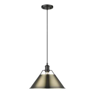 Orwell BLK 1-Light Pendant in Matte Black