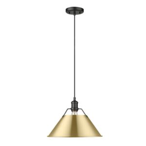 Orwell BLK 1-Light Pendant in Matte Black