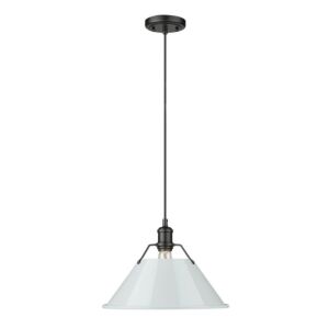 Orwell BLK 1-Light Pendant in Matte Black