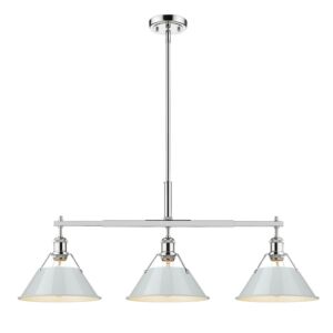 Orwell CH 3-Light Linear Pendant in Chrome