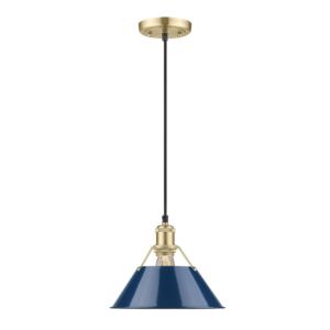 Orwell BCB 1-Light Pendant in Brushed Champagne Bronze