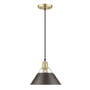 Orwell BCB 1-Light Pendant in Brushed Champagne Bronze