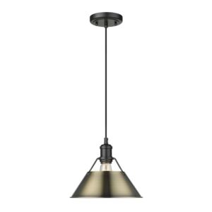 Orwell BLK 1-Light Pendant in Matte Black