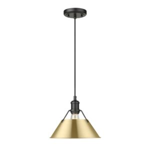 Orwell BLK 1-Light Pendant in Matte Black