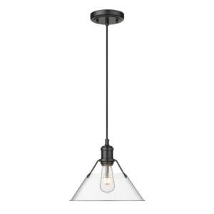 Orwell BLK 1-Light Pendant in Matte Black