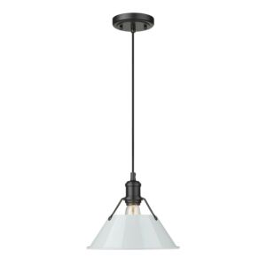 Orwell BLK 1-Light Pendant in Matte Black