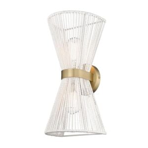 Avon BCB 2-Light Wall Sconce in Brushed Champagne Bronze