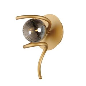 Planetary 1-Light LED Wall Sconce in Gold