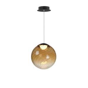 Planetary 1-Light LED Pendant in Black