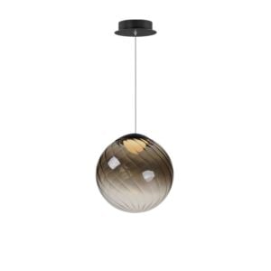 Planetary 1-Light LED Pendant in Black