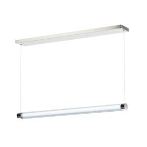 Vanish 1-Light LED Linear Pendant in Brushed Aluminum