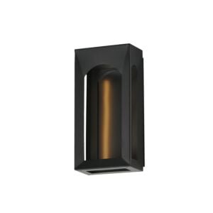 Brasilia 2-Light LED Outdoor Wall Sconce in Black