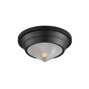 Hargreaves 1-Light Flush Mount in Black