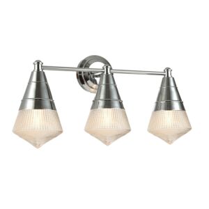 Hargreaves 3-Light Bathroom Vanity Light in Polished Chrome