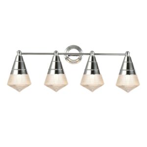 Hargreaves 4-Light Bathroom Vanity Light in Polished Chrome