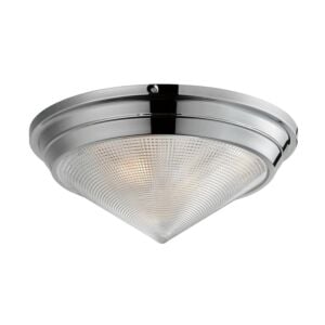 Hargreaves 3-Light Flush Mount in Polished Nickel