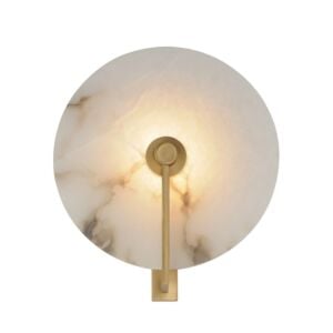 Quarry 1-Light LED Wall Sconce in Natural Aged Brass