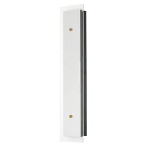 Spectre 1-Light LED Wall Sconce in Black with Natural Aged Brass