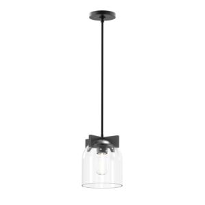 Scoop 1-Light Pendant in Black