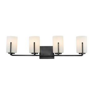 Dart 4-Light Bathroom Vanity Light in Black