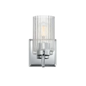 Rigata 1-Light Wall Sconce in Polished Nickel