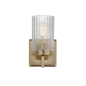 Rigata 1-Light Wall Sconce in Satin Champagne