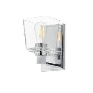 Cubos 1-Light Wall Sconce in Polished Chrome