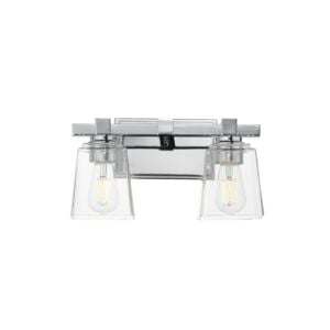 Cubos 2-Light Wall Sconce in Polished Chrome