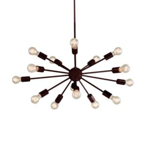 Axion 15-Light 1Chandelier in Dark Bronze