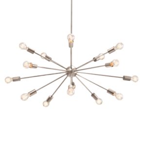 Axion 15-Light 1Chandelier in Brushed Nickel