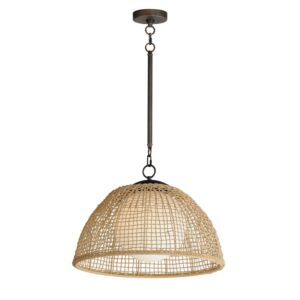 Cestino 1-Light Pendant in Antique Bronze