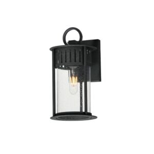 Windsor 1-Light Outdoor Wall Sconce in Black Patina