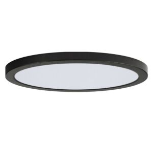 Chip 1-Light LED Flush Mount in Black