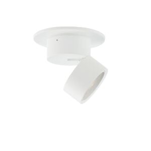 Swinger 1-Light LED Flush Mount in White