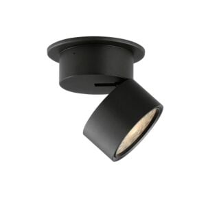 Swinger 1-Light LED Flush Mount in Black