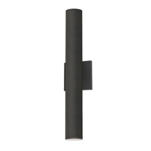 Calibro 2-Light LED Outdoor Wall Sconce in Architectural Bronze