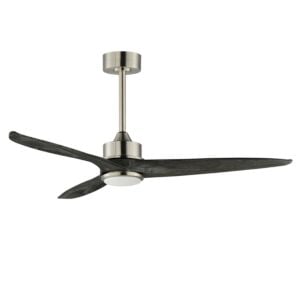 Woodwind 1-Light 52" Hanging Ceiling Fan in Satin Nickel