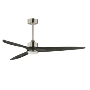 Woodwind 1-Light 72" Hanging Ceiling Fan in Satin Nickel