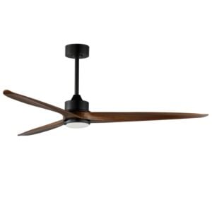 Woodwind 1-Light 80" Hanging Ceiling Fan in Black