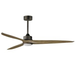 Woodwind 1-Light 80" Hanging Ceiling Fan in Charcoal Bronze