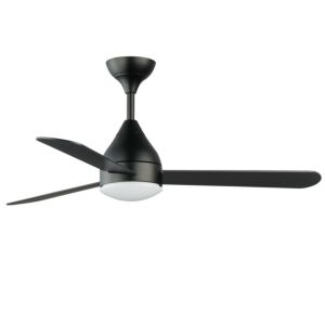 Selene 1-Light 52" Hanging Ceiling Fan in Black