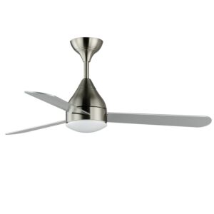 Selene 1-Light 52" Hanging Ceiling Fan in Satin Nickel